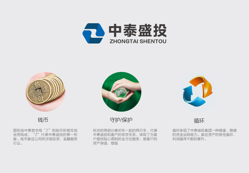 中泰盛投logo设计